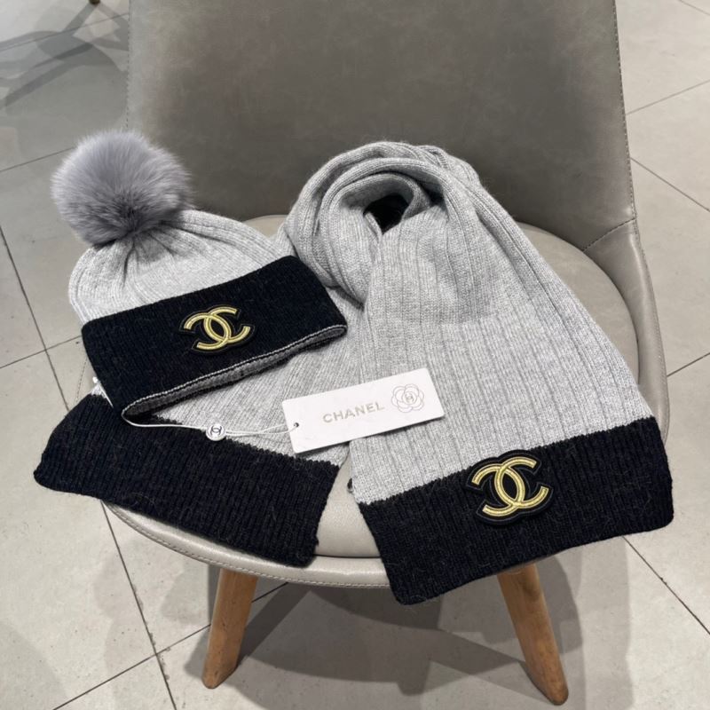 Chanel Caps Scarfs